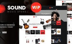 Sound v1.6.9 Musical Instruments Online Store WordPress Theme