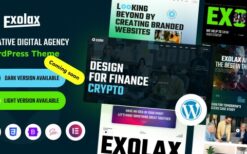 Exolax v1.0.1 Creative Digital Agency WordPress Theme