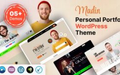 Madin v1.0.0 Personal Portfolio WordPress Theme