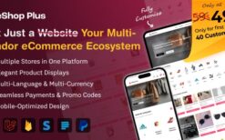 eShop Plus v1.0 Multi Vendor eCommerce, Multi Module Website in Laravel