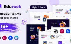 Edurock v1.0.9 Education & LMS WordPress Theme