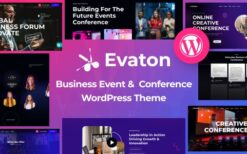 Evaton v1.0.0 Event Conference & Meetup WordPress Theme
