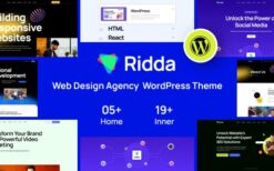 Ridda v1.0.5 Web Design Agency WordPress Theme