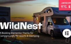 WildNest v1.1 Campgrounds & RV Parks Booking Theme