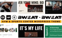 Sweat v1.0.0 Gym & Sports Center WordPress Theme