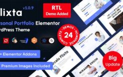 Flixta v1.0.9 Personal Portfolio WordPress Theme