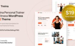 Treina v1.0.0 Personal Trainer & Fitness FSE WordPress