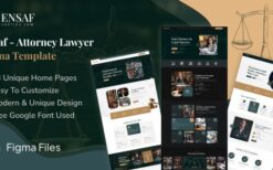 Ensaf v1.0 Attorney Lawyer WordPress Theme