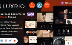 Luxrio (v1.0.0) eCommerce Jewellery WordPress Theme