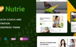 Nutrie v1.0.9 Health Coach and Nutrition WordPress Theme