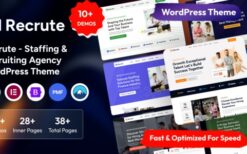 Recrute v1.0.0 – Staffing & Recruiting Agency WordPress Theme
