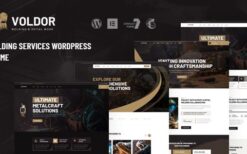 Voldor v1.0 Welding & Metal Work WordPress Theme
