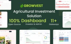GrowVest v1.2 Agricultural HYIP Investments Solution