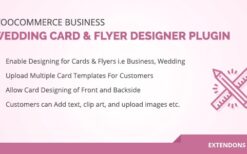 WooCommerce Business, Wedding Card & Flyer Designer Plugin v1.0.6