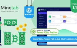 MineLab v1.1 – Cloud Crypto Mining WordPress Plugin