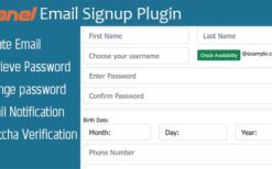 Cpanel Email Signup Plugin v4.3