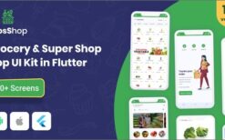 GrosShop v2.0 – Grocery and SuperShop App UI Kit