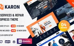 Karon v3.5 Car Repair and Service WordPress Theme