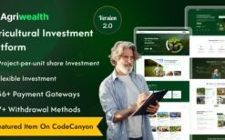 AgriWealth v2.1 Agricultural HYIP Investment and Ecommerce Solution