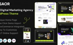 Saor v1.0.0 SEO Digital Marketing Agency WordPress Theme