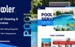 Pooler v1.0 Swimming Pool Cleaning Services WordPress Theme