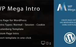WP Mega Intro (v3.0) Amazing Intro Pages for WP