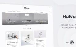 Halva v1.1.1 Minimal Theme for WordPress Blog