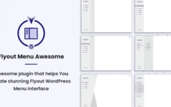 Vertical Slide Menu WordPress Plugin (v1.0.3) Flyout Menu Awesome