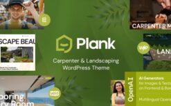 Plank v1.1.0 Carpenter & Landscaping WordPress Theme