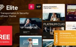 Elite v1.0 Vip Transportation & Security WordPress Theme