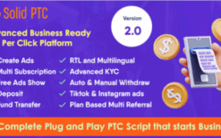 Solid PTC v2.0 – Advanced Pay Per Click Platform