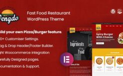 Wengdo v2.0 Fastfood WordPress Theme