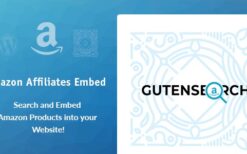 GutenSearch v1.0.2 Amazon Affiliates Products Search and Embed