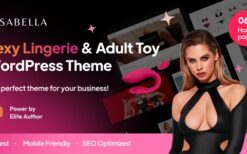 Issabella v1.1.2 Sexy Lingerie Adult Toy Shop WordPress Theme