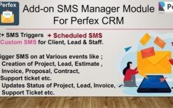 Add-on SMS Manager Module for Perfex CRM v1.1.5