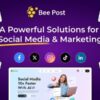 BeePost v2.3 – AI Social Media Management & Content Creation SaaS with Subscription System