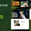 Tennis Club (v1.3) Sports Theme