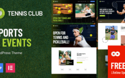 Tennis Club (v1.3) Sports Theme