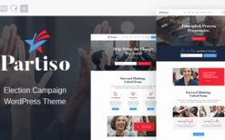 Partiso (v1.1.12) Political WordPress Theme for Party & Candidate