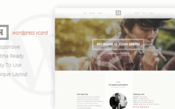 RIVAL One Page Vcard WordPress Theme v1.0