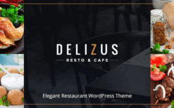 Delizus v1.1.0 Restaurant Cafe WordPress Theme