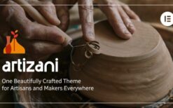 Artizani v1.0 Handmade Artists and Artisans WordPress Theme