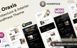 Oraxis v1.1.0 Architecture and Interior Design WordPress Theme
