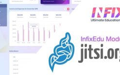 Jitsi Meet Module v1.4.5 InfixEdu School Management System Software