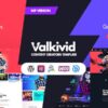 Valkivid v1.0.1 Content Creators WordPress Theme