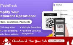 TableTrack v1.2.40 The Complete SaaS Restaurant Management Solution