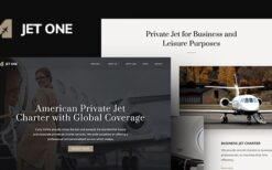 Jet One v1.2.6 Private Airline WordPress Theme