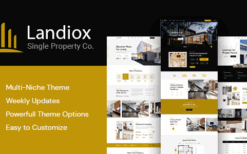 Landiox (v1.0.4) Single Property WordPress Theme