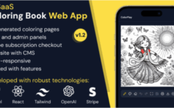 ColorPlay v1.1 AI SaaS Coloring Book Web App