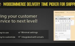 WooCommerce Delivery Time Picker for Shipping v3.2.8